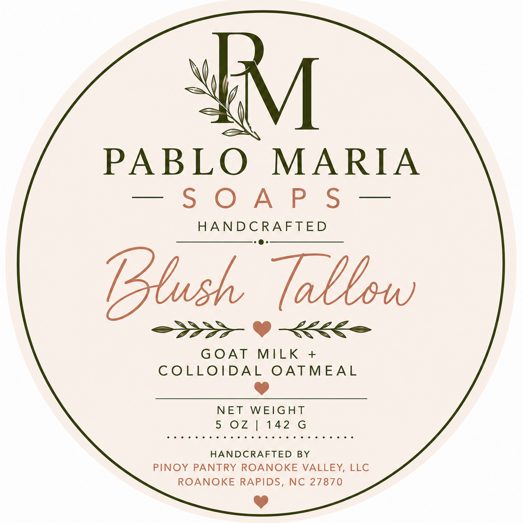 Blush Tallow™ Goat Milk & Colloidal Oatmeal Soap
