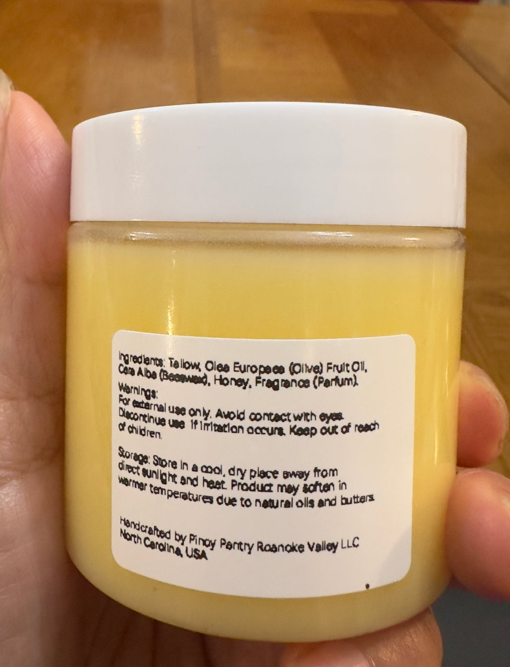 Tallow Honey Balm - Honey Vanilla