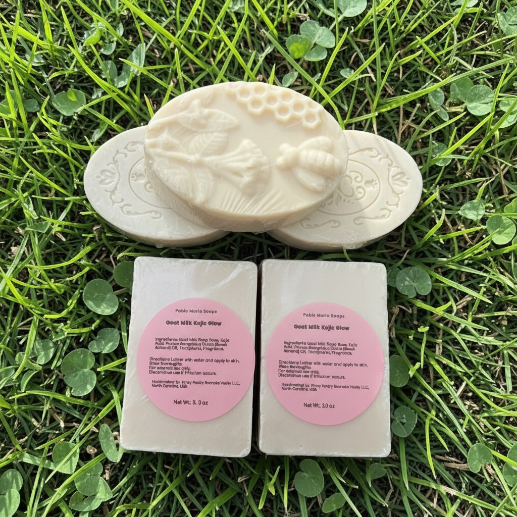 Goat Milk Kojic Glow Beauty Soap Bar (Scented)