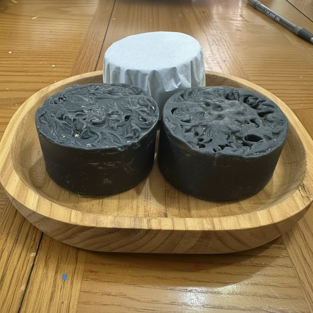 Black Willow Goat Milk & Activated Charcoal Handcrafted Soap (Unscented)