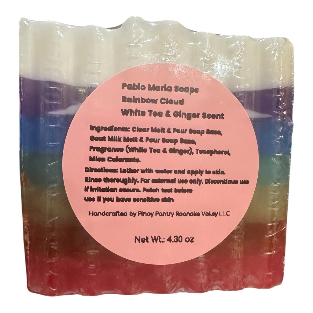 Rainbow Cloud Beauty Bar Soap (Scented)
