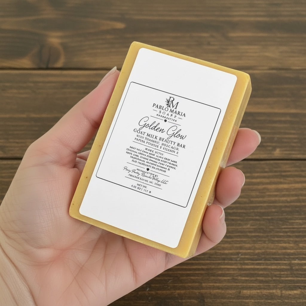 Golden Glow Goat Milk Beauty Bar (Scented)