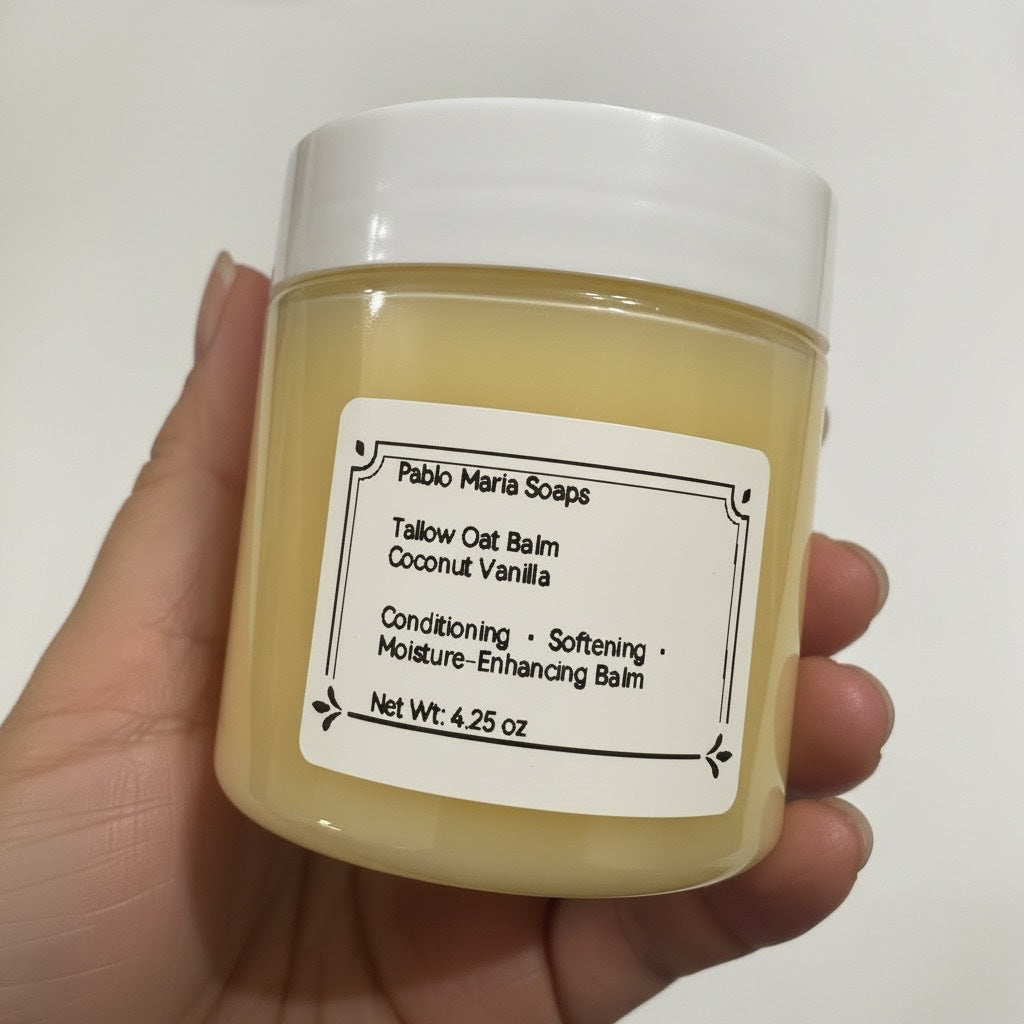 Tallow Oat Balm - Coconut Vanilla