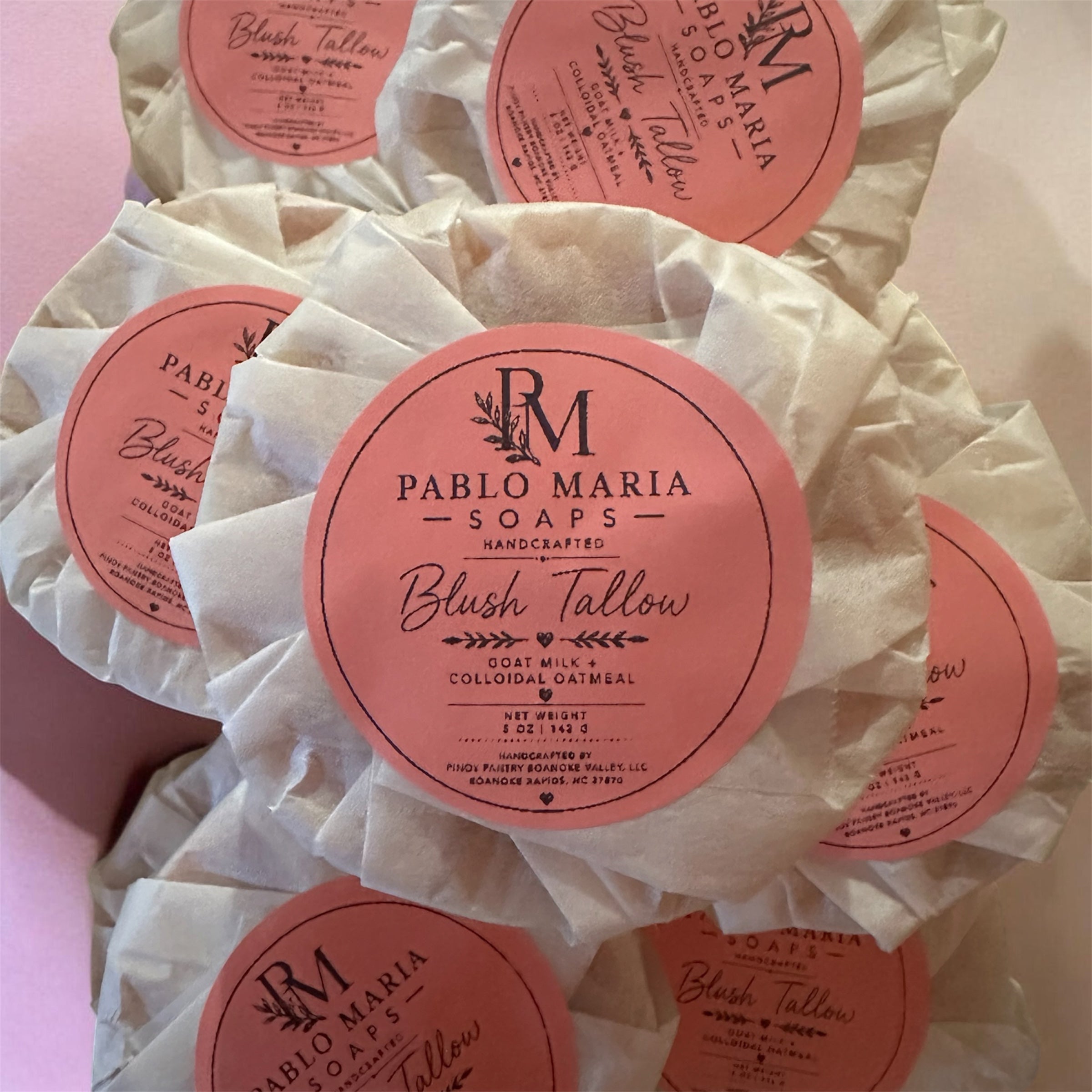 Blush Tallow™ Goat Milk & Colloidal Oatmeal Soap