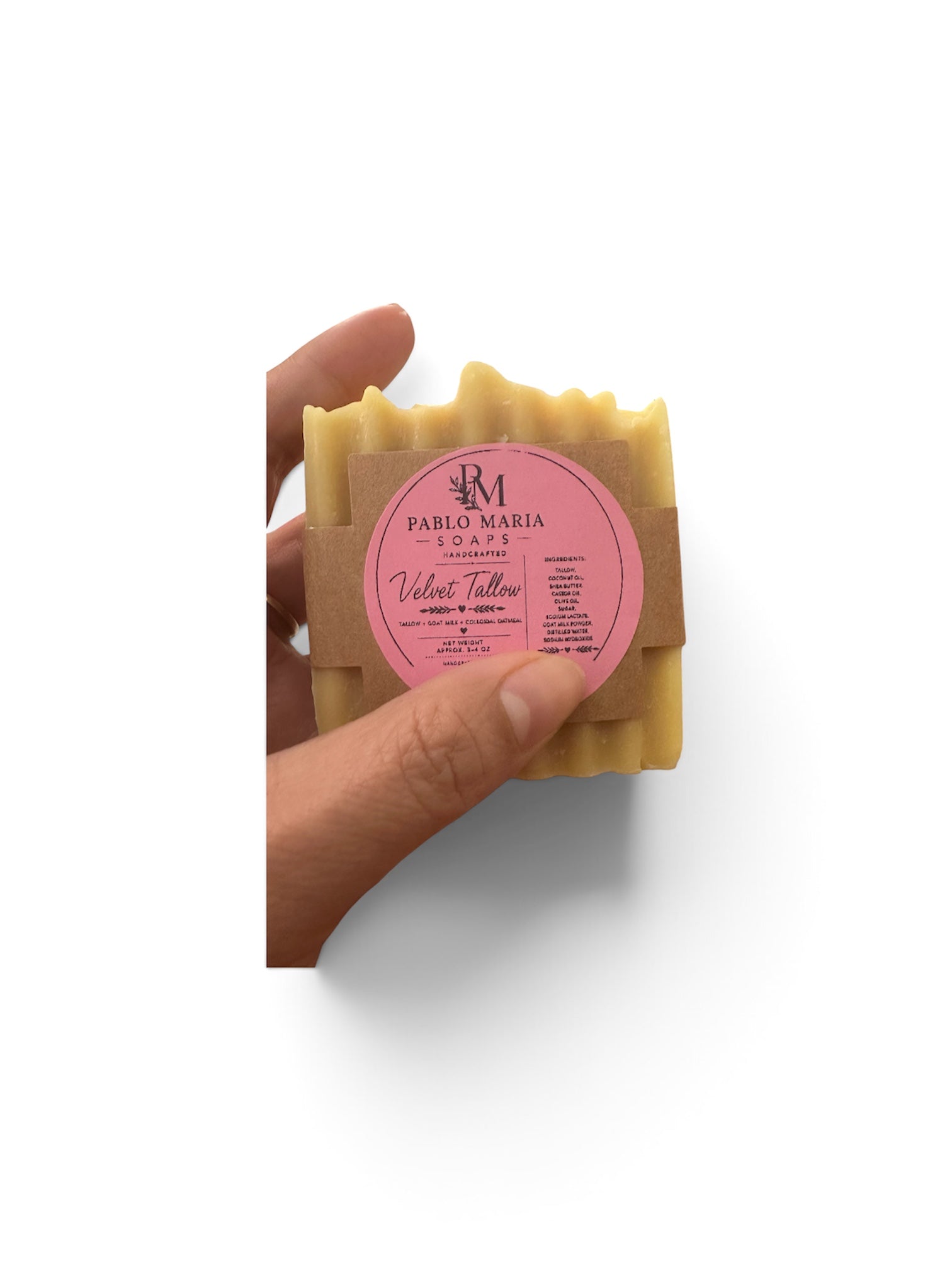 Velvet Tallow - Fragrance Free Tallow Soap